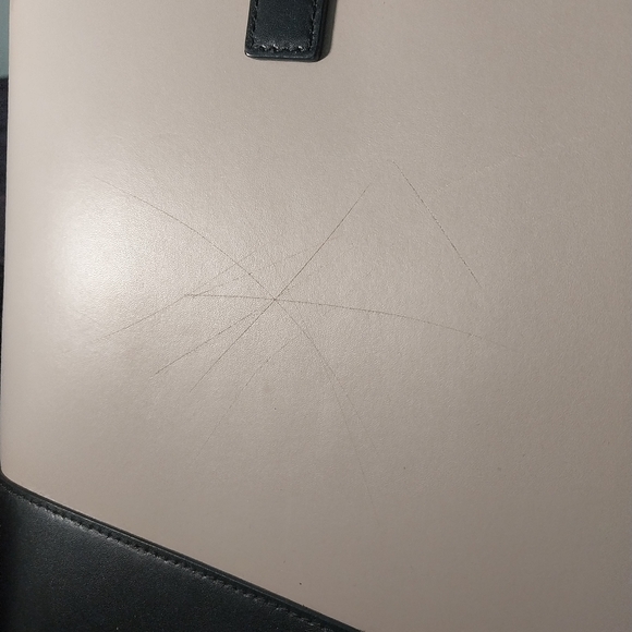 Kate Spade New York Wright Place Karla  Two-Tone Black and Pink Tote - Picture 6 of 8